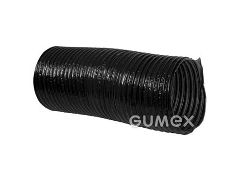 Hadica pre vakuové žeriavy VACULIFT, 160mm, dĺžka 2,4m, polyesterová tkanina potiahnutá neoprénom, oceľová špirála, -35°C/+135°C, černá